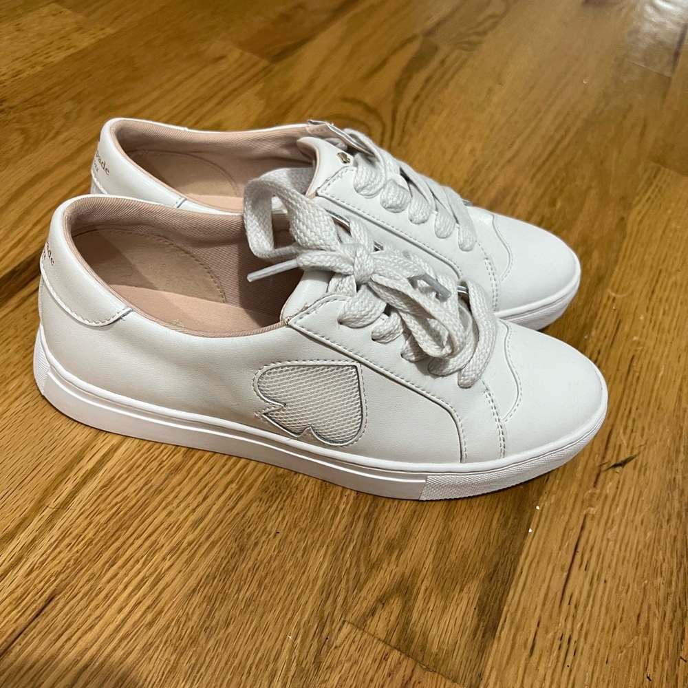 Kate Spade Fez White Sneakers